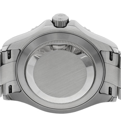 Rolex Stainless Steel Platinum 40mm Oyster Perpetual Date Yacht-Master Watch Silver 16622 4 of 4