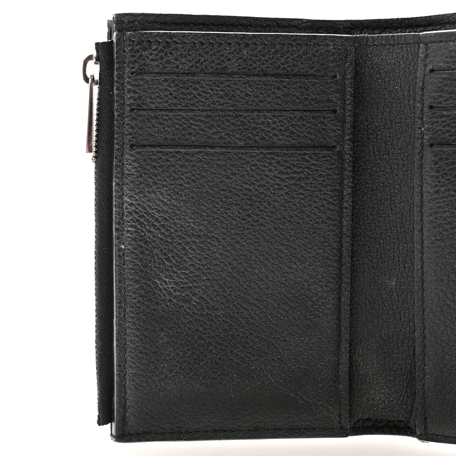 Louis Vuitton Soft Calfskin My Lockme Compact Wallet Black 8 of 13