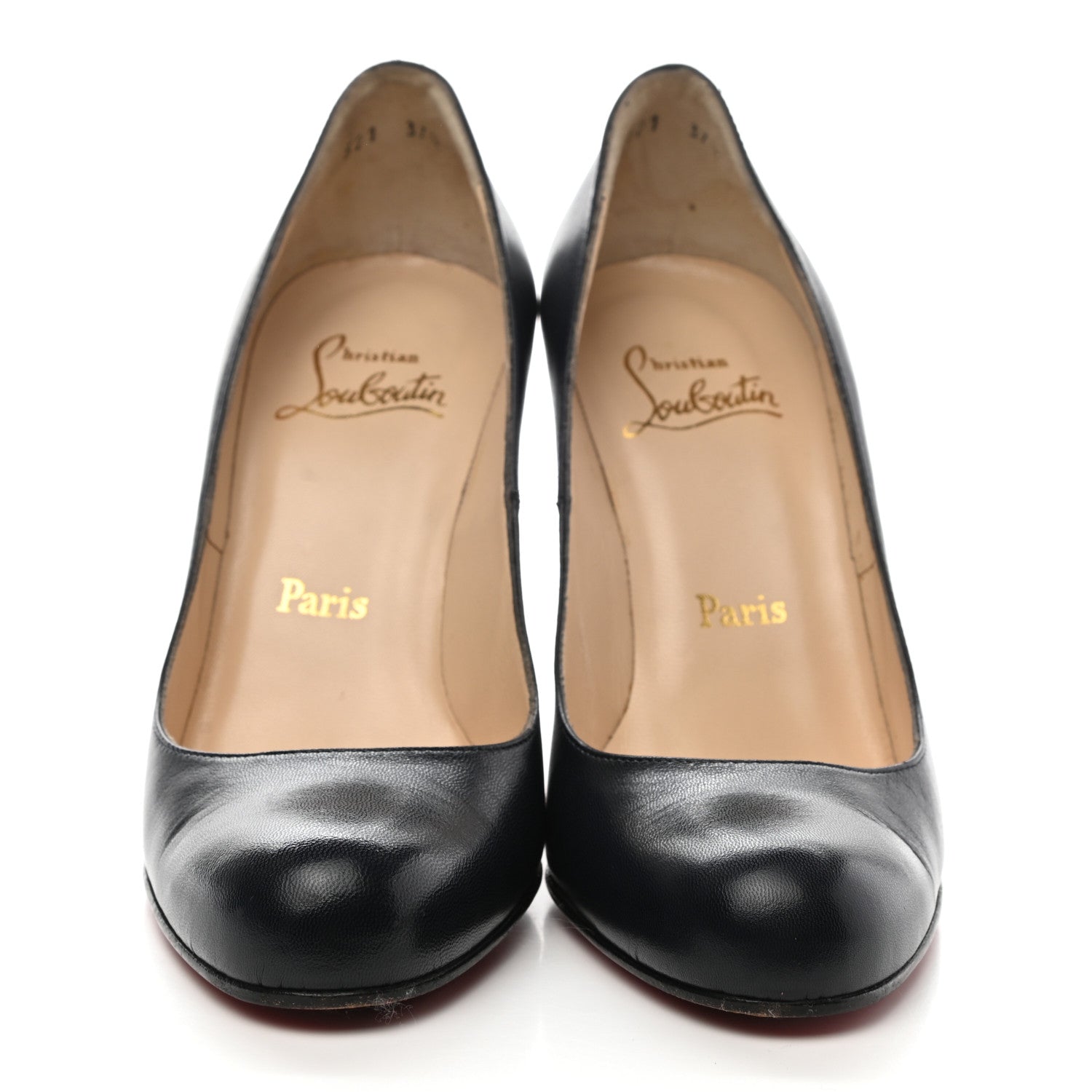 Christian Louboutin Nappa Pumps 37.5 Navy Blue 2 of 11