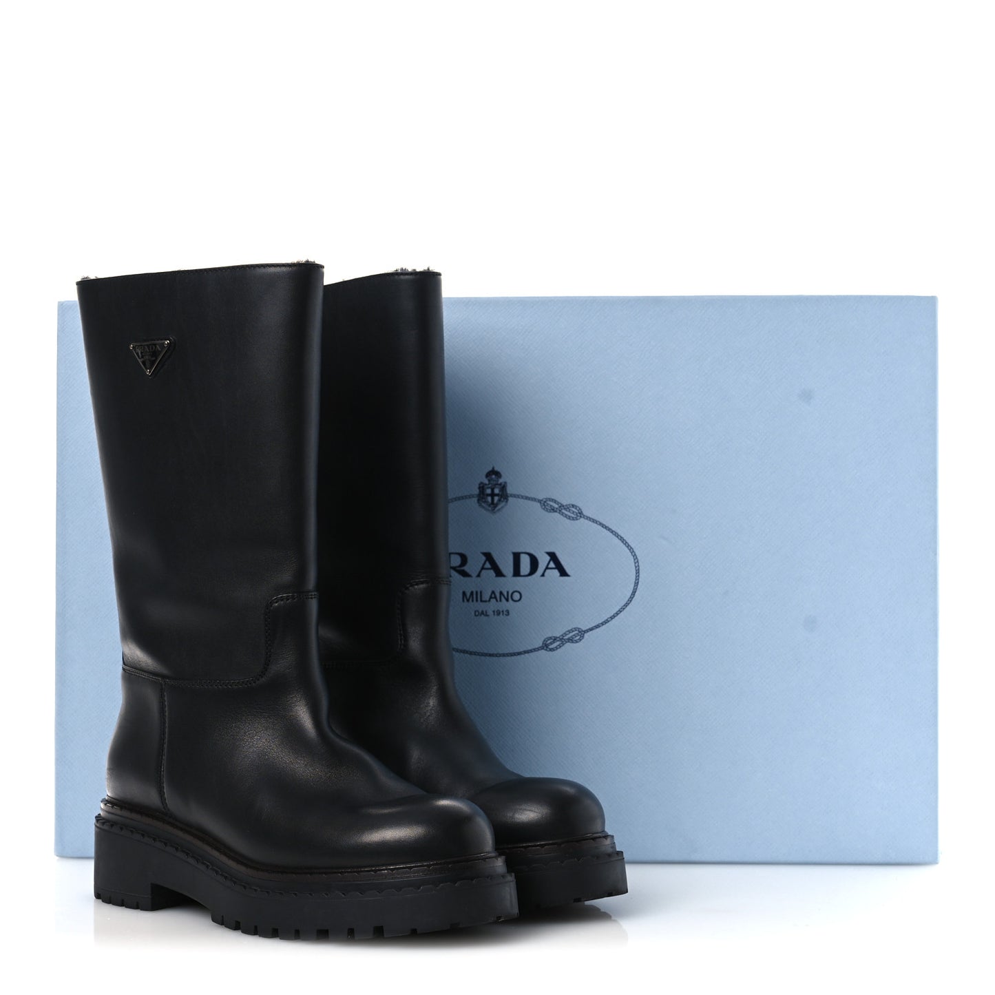 Vitello Shearling Winter 2 Boots 39.5 Black