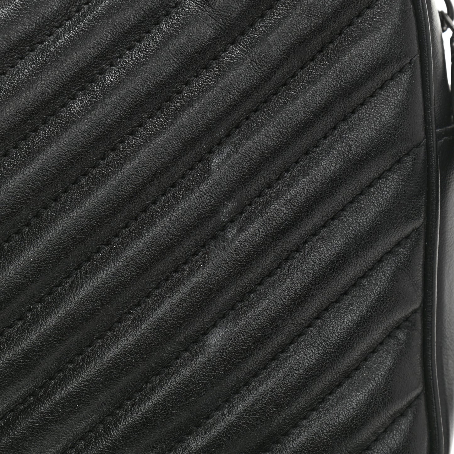 Calfskin Matelasse Monogram Lou Camera Bag Black