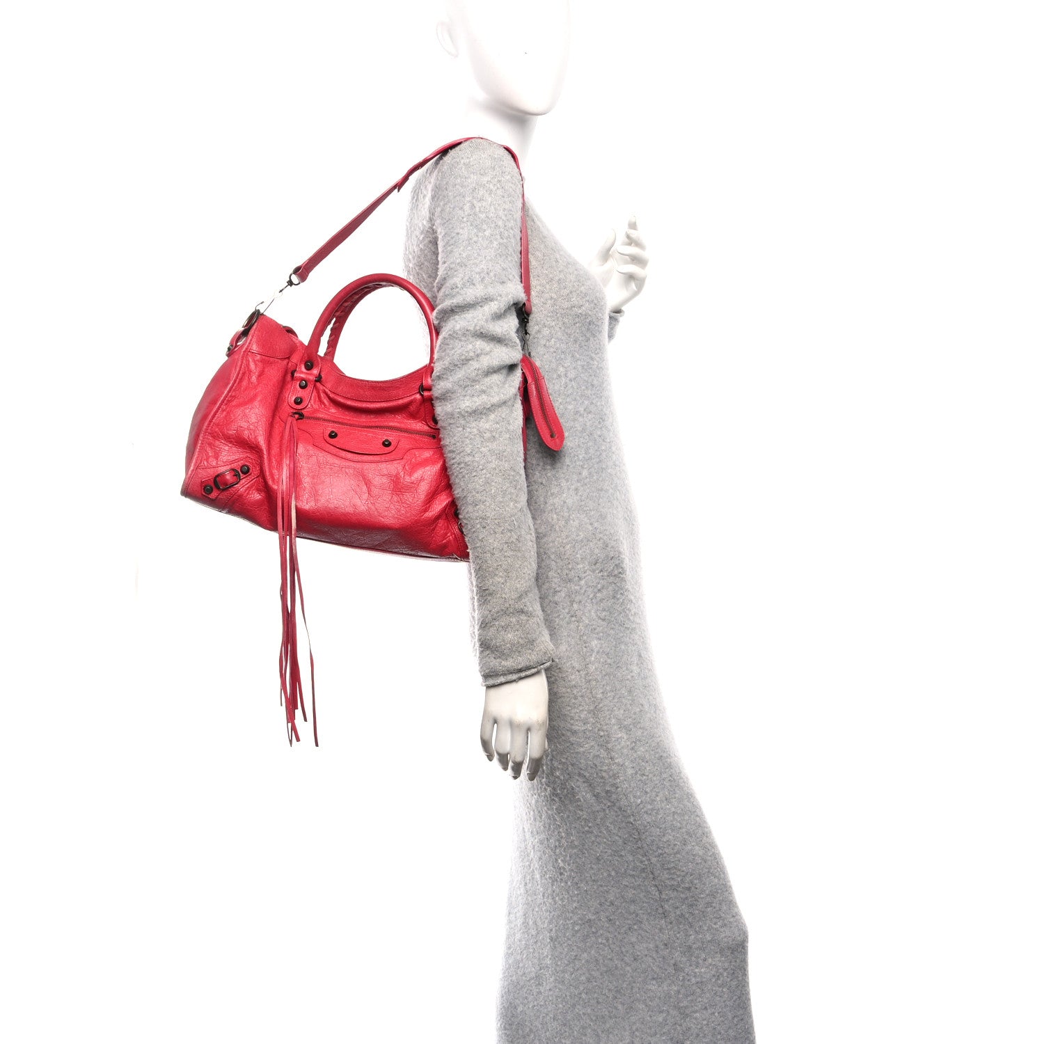 Balenciaga Agneau Classic Hardware City Rose Thulian 2 of 10