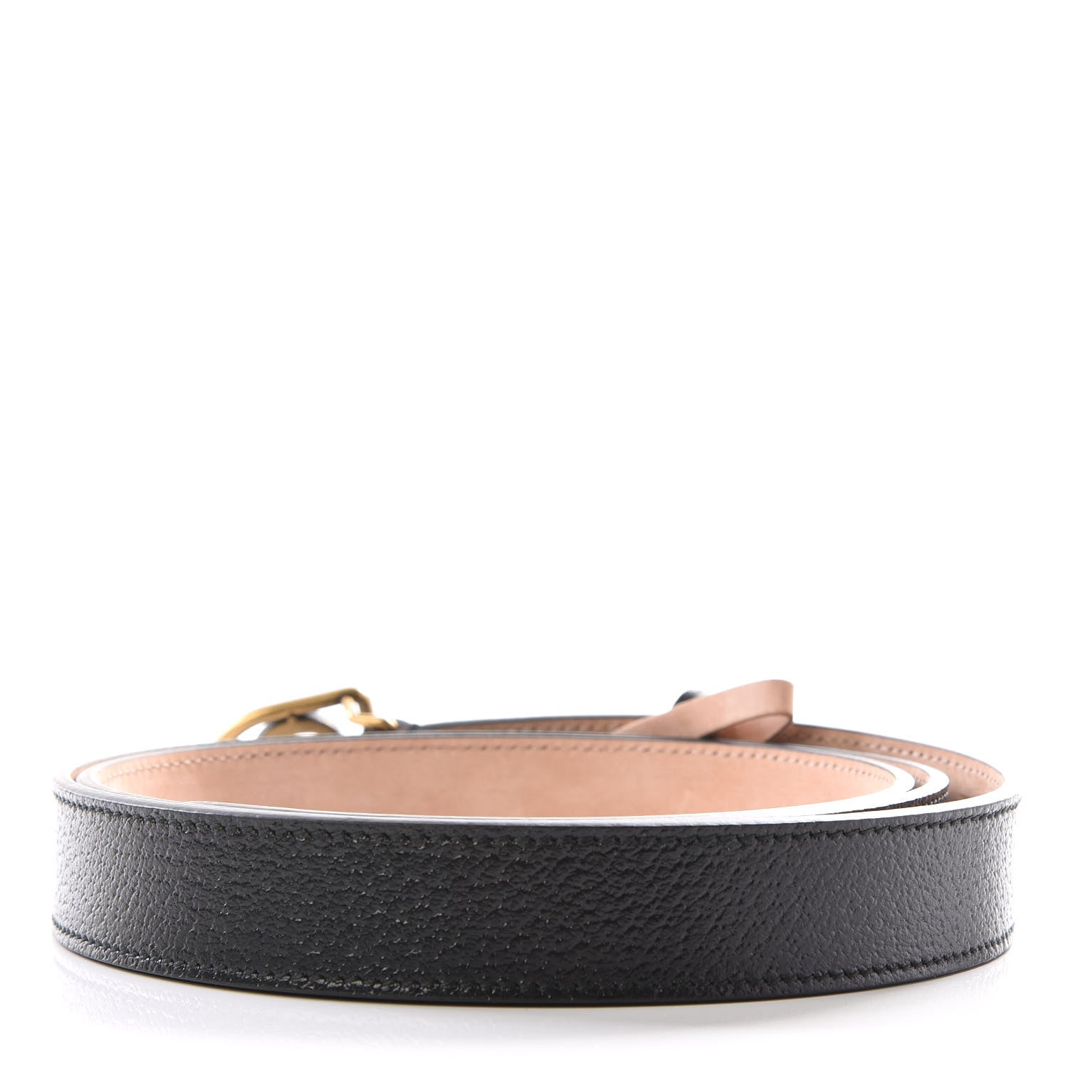 Gucci Calfskin Framed Double G Belt 110 44 Black 2 of 5
