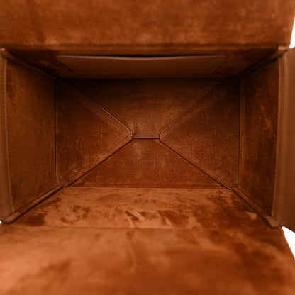 Saint Laurent Calfskin Monogram Take Away Box Dusty Vintage Brown Gold 5 of 12