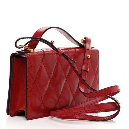 Givenchy Goatskin Quilted GV3 Strap Wallet Vermillon 3 of 14