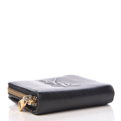 Saint Laurent Goatskin Compact Wallet Black 4 of 7