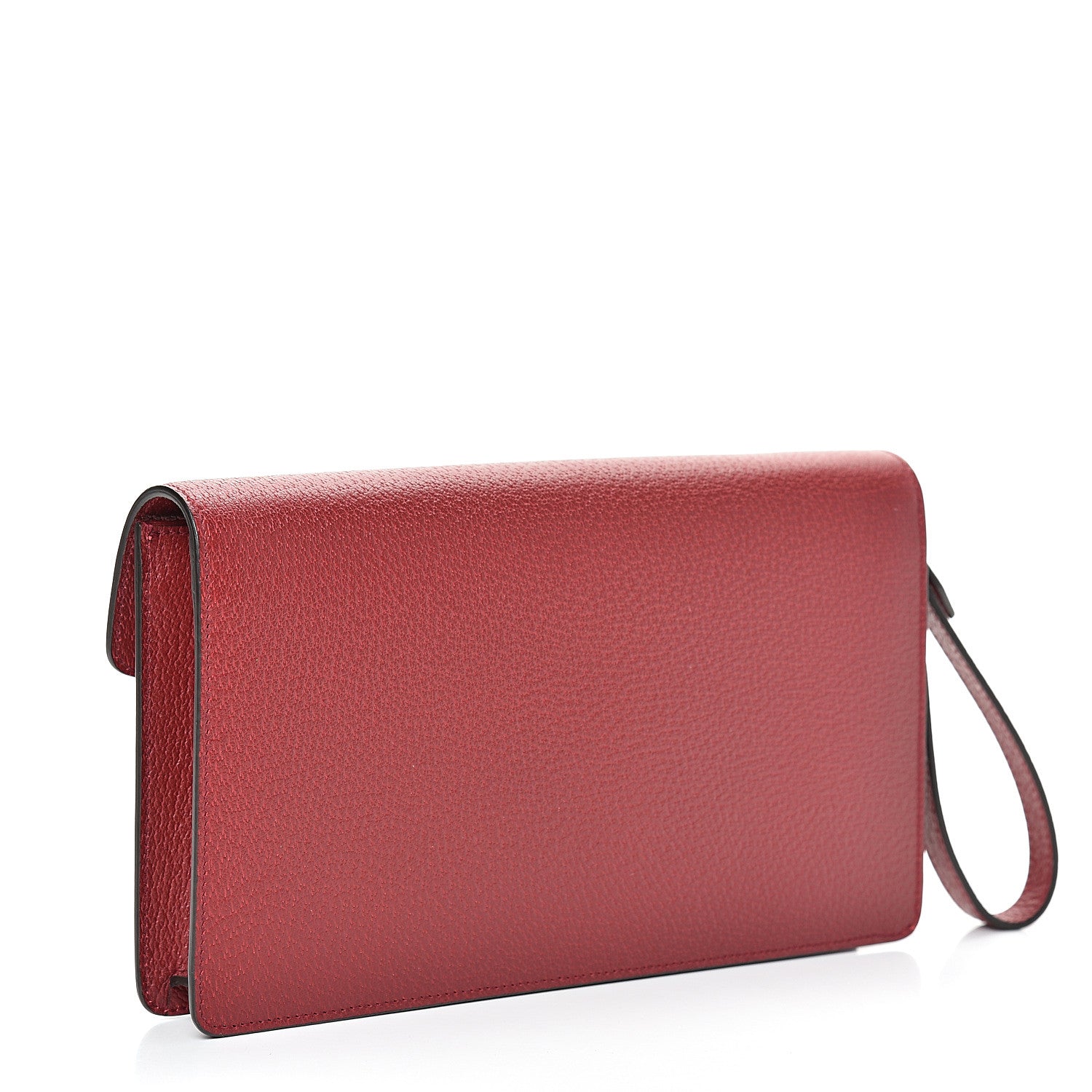Gucci Grained Calfskin Dionysus Clutch Wristlet Red 2 of 8