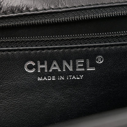 Chanel Shiny Aged Calfskin Quilted Accordion Reissue 2.55 Flap So Black 6 of 11
