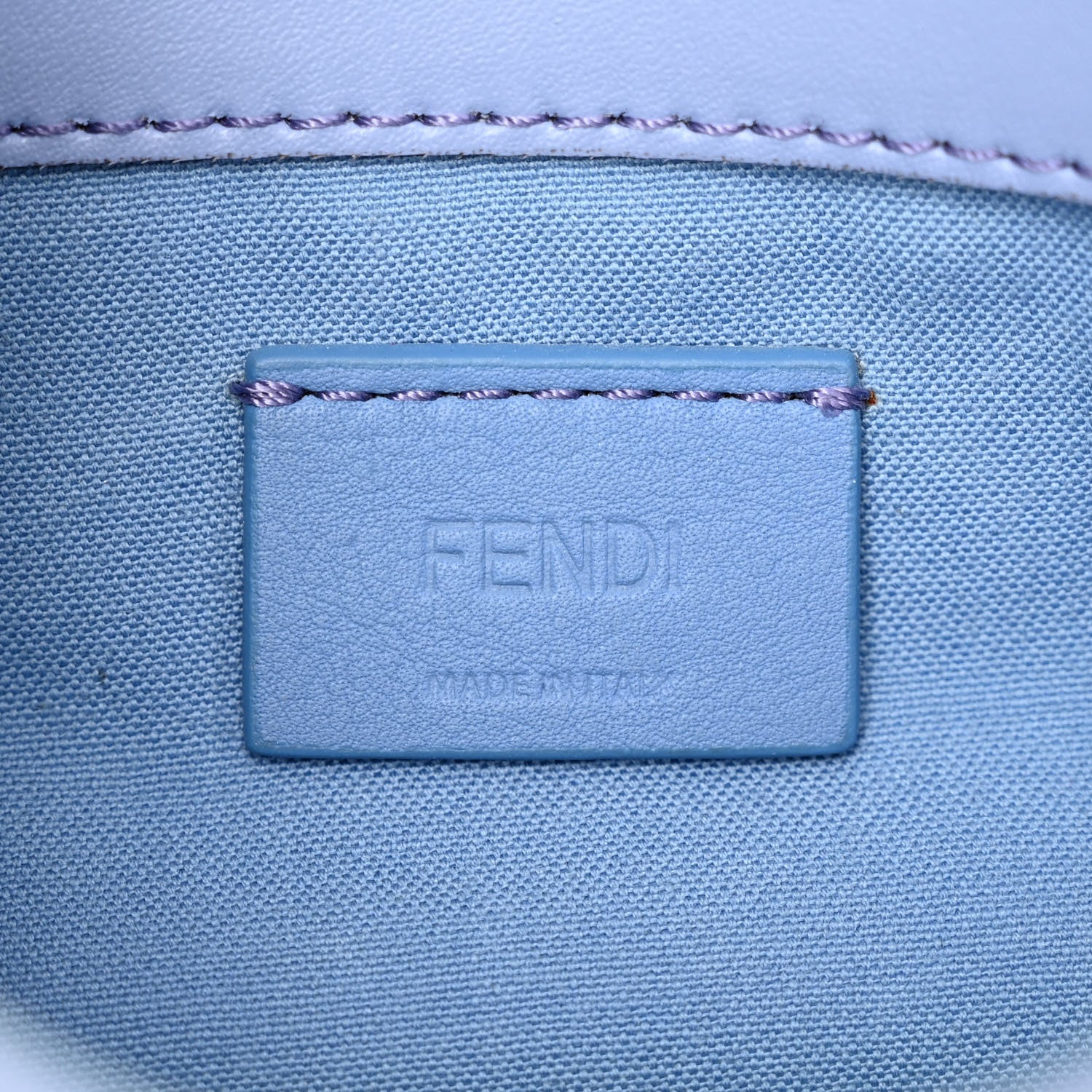 Fendi Vitello Dolce Studded Tube Wallet On Chain Ardesia Multicolor 6 of 18