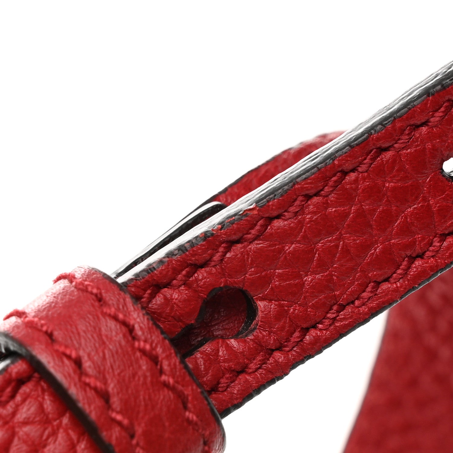 Gucci Calfskin Mini GG Marmont Top Handle Bag Vulcanic Red 16 of 17