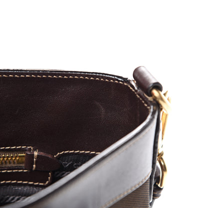 Prada Jacquard Logo Tote Brown 13 of 14
