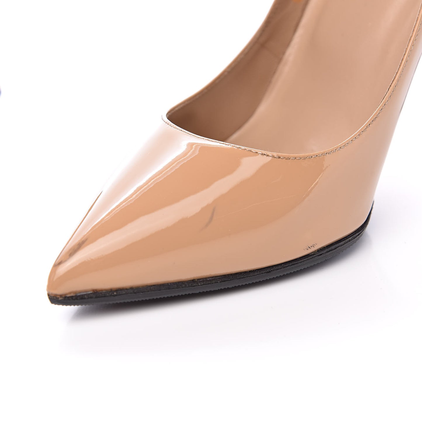 Patent Bow Pumps 36 Nude Black