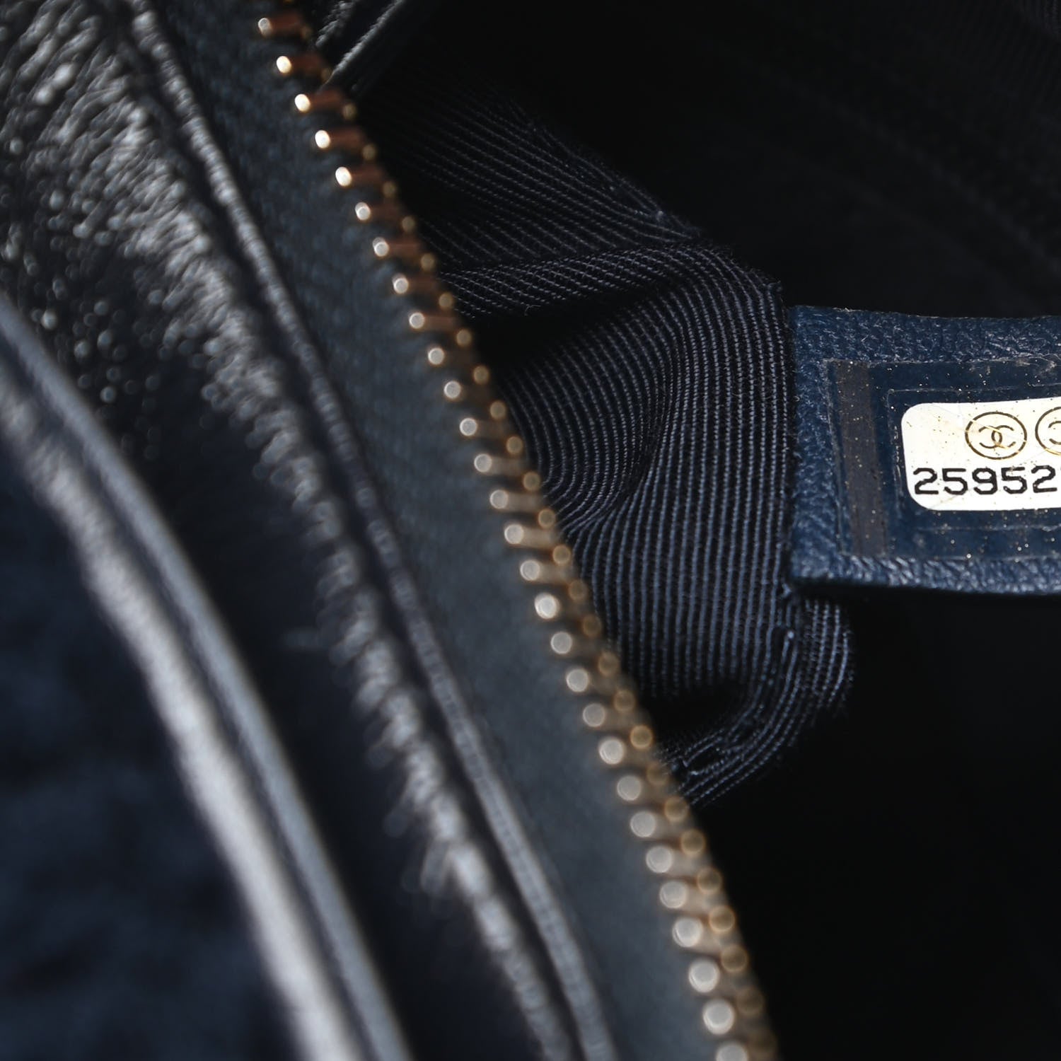 Chanel Shearling Small Gabrielle Hobo Navy 9 of 10