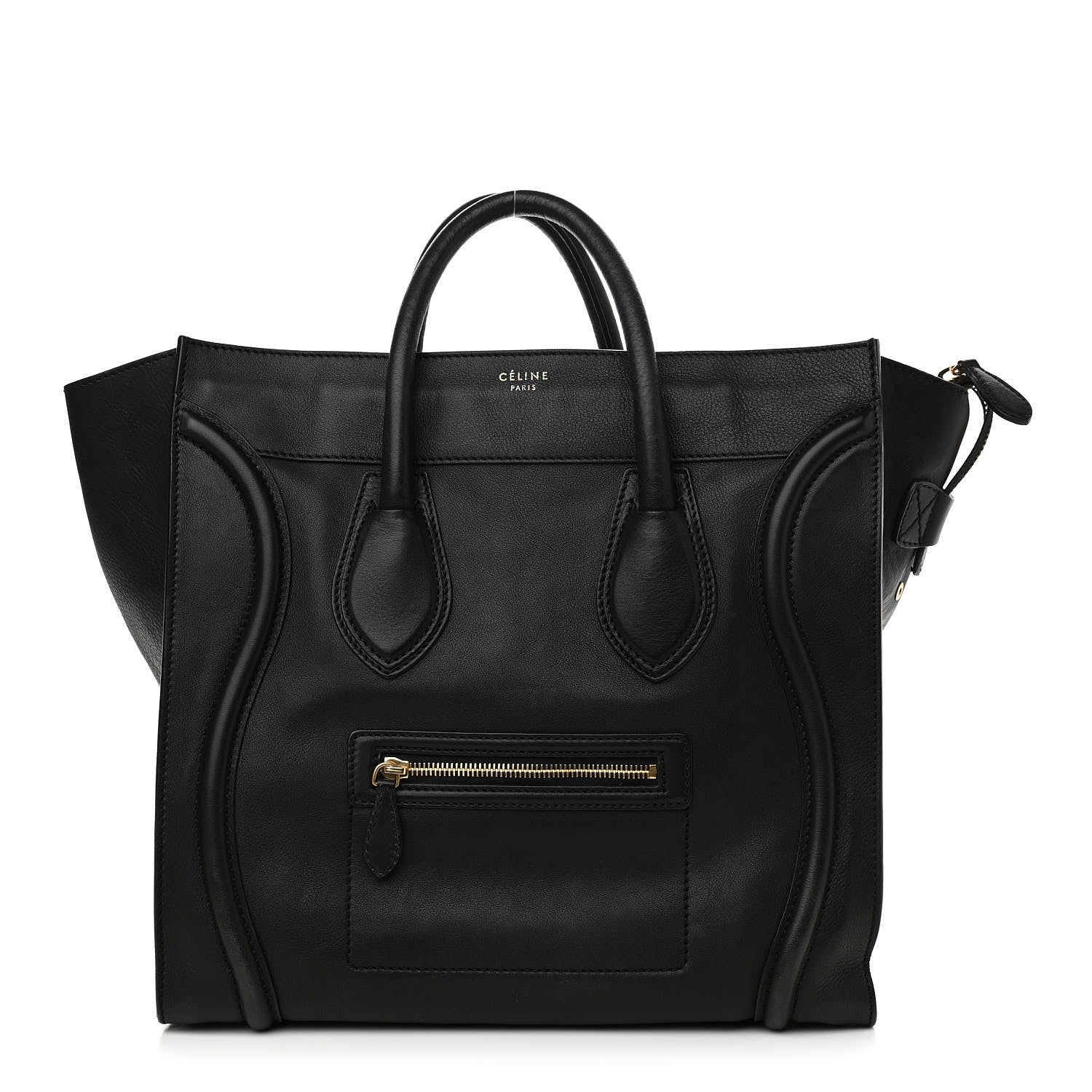 Celine Smooth Calfskin Mini Luggage Black 1 of 9