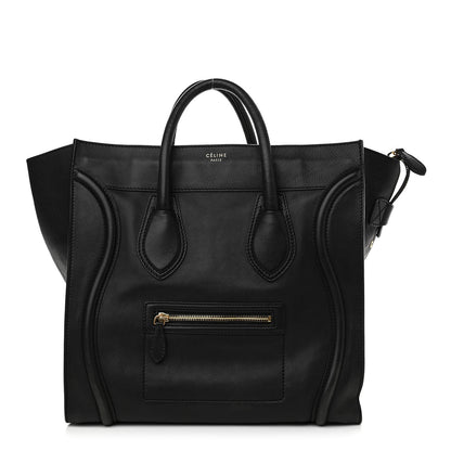 Celine Smooth Calfskin Mini Luggage Black 1 of 9