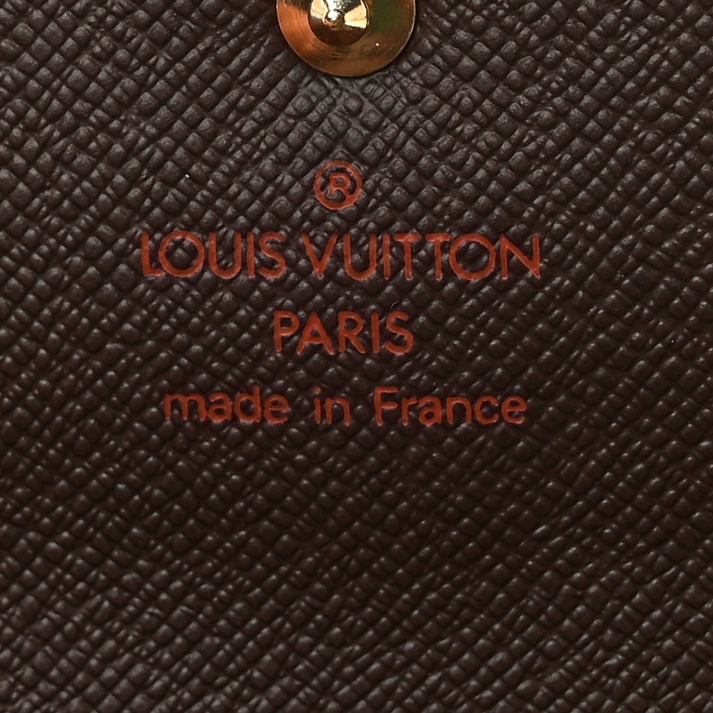 Damier Ebene Porte Tresor Etui Papier Wallet