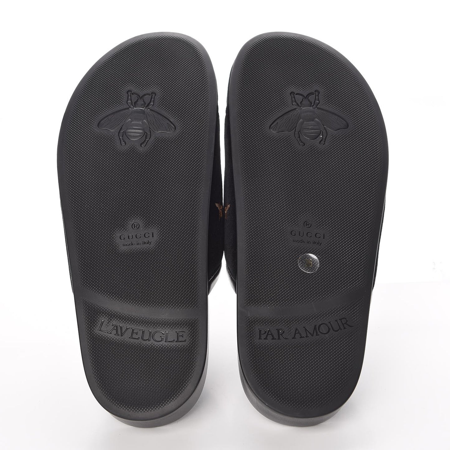 Softy Velvet Malaga Kid Bee Star Embroidered Womens Horsebit River Slippers 36 Black