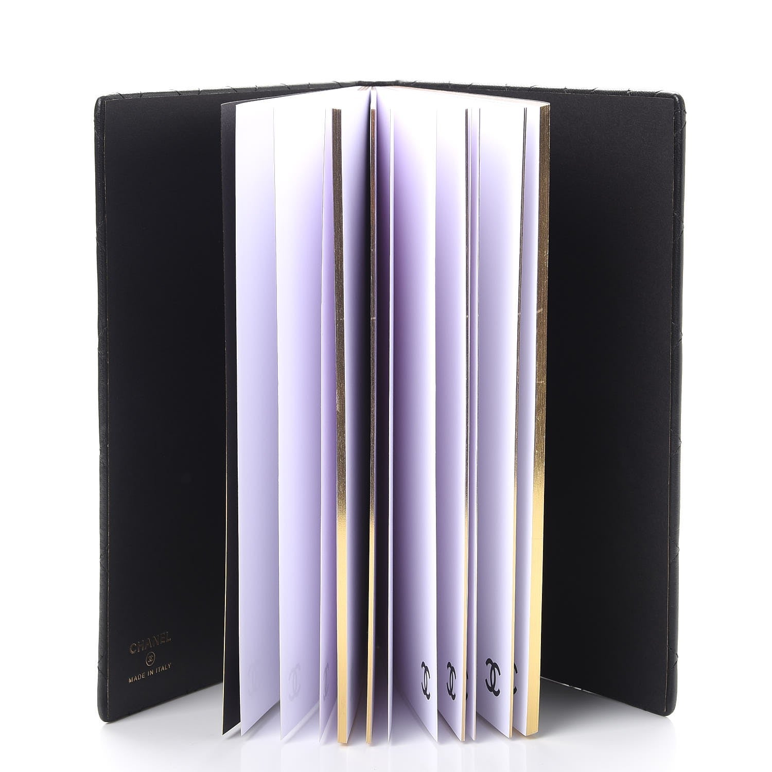 Chanel Lambskin Quilted Notebook Black 5 of 11