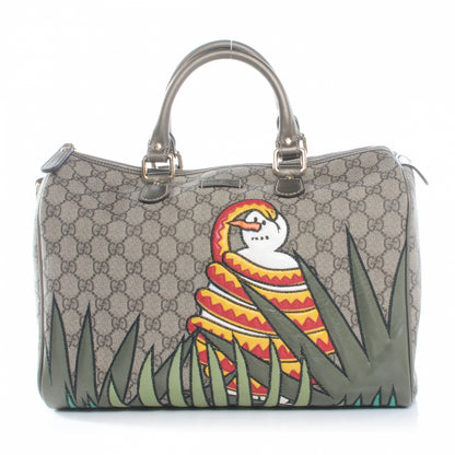 Gucci GG Plus Monogram Unicef Snowman in Africa Medium Joy Boston 1 of 8