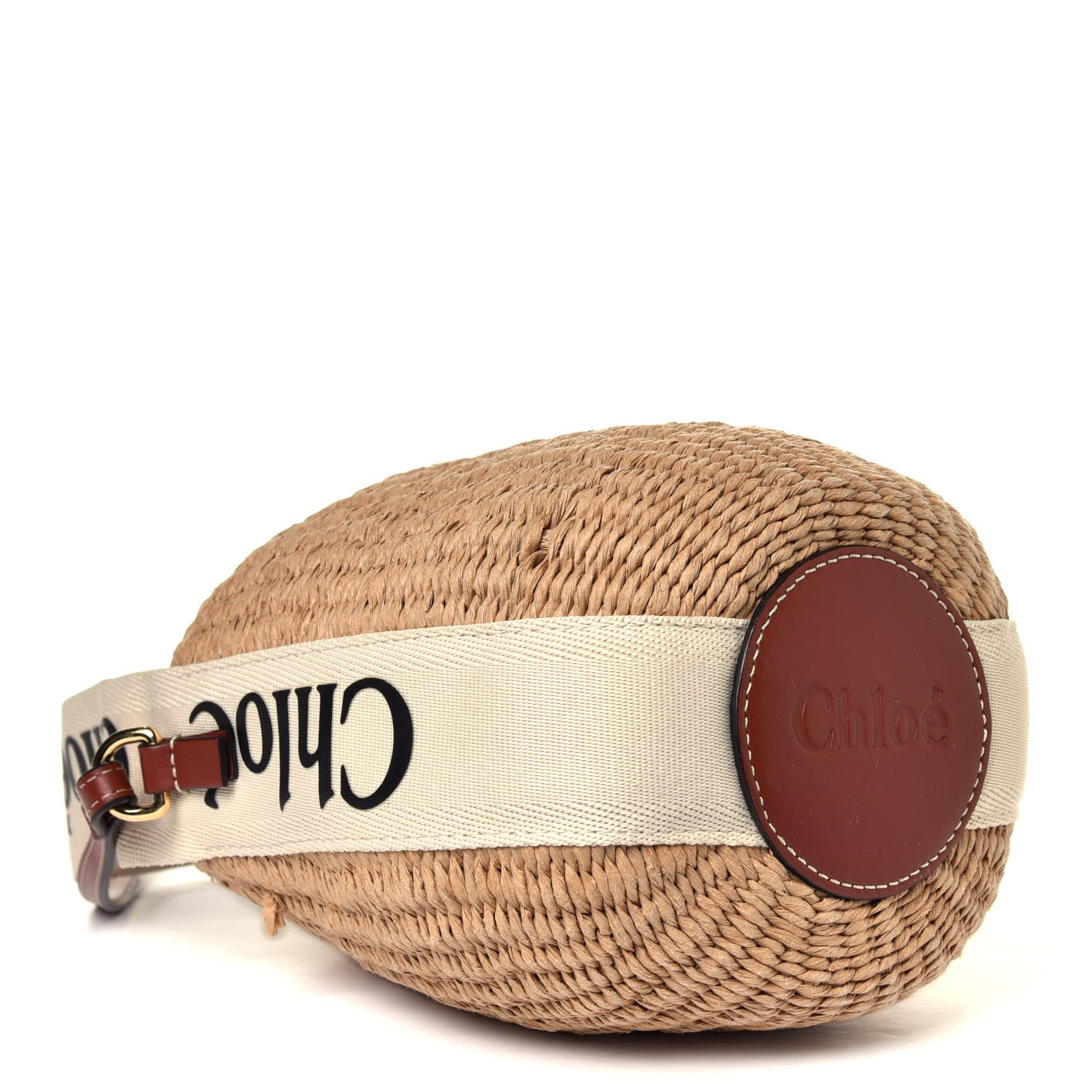 Chloe Natural Woven Fiber Small Woody Basket 3 of 5