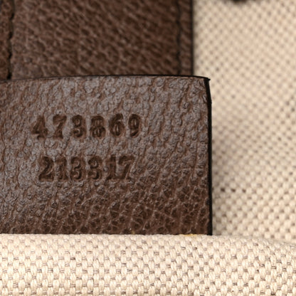 Gucci Soft GG Supreme Monogram Neo Vintage Double Buckle Backpack Beige New Acero Crop 7 of 9