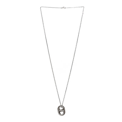 Hermes Swift O'Maillon Pendant Necklace Etoupe 2 of 4