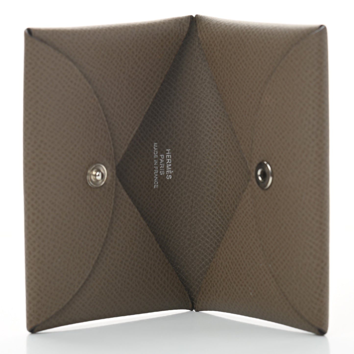 Epsom Calvi Card Case Etoupe