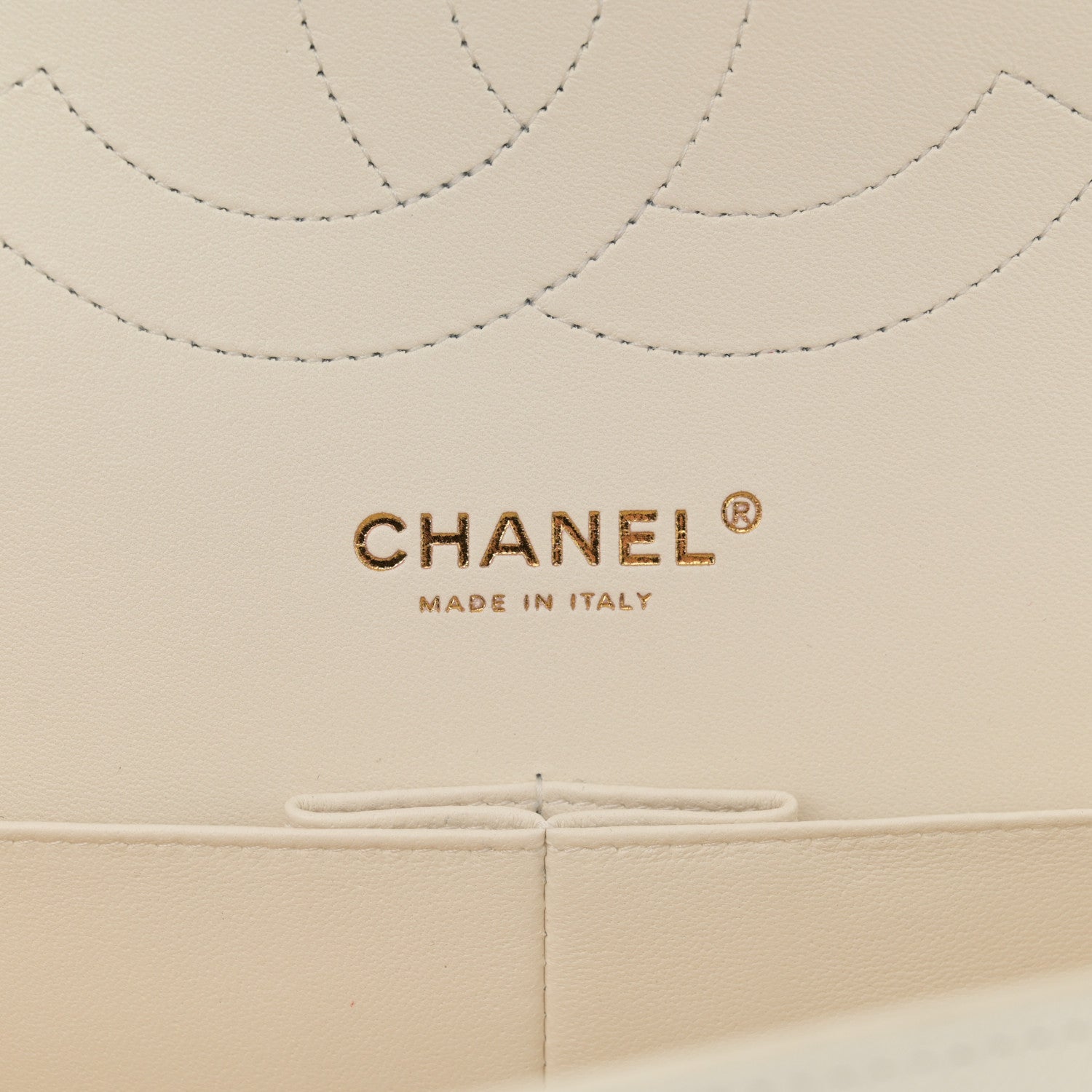 Chanel Caviar Quilted Jumbo Double Flap White 6 of 10