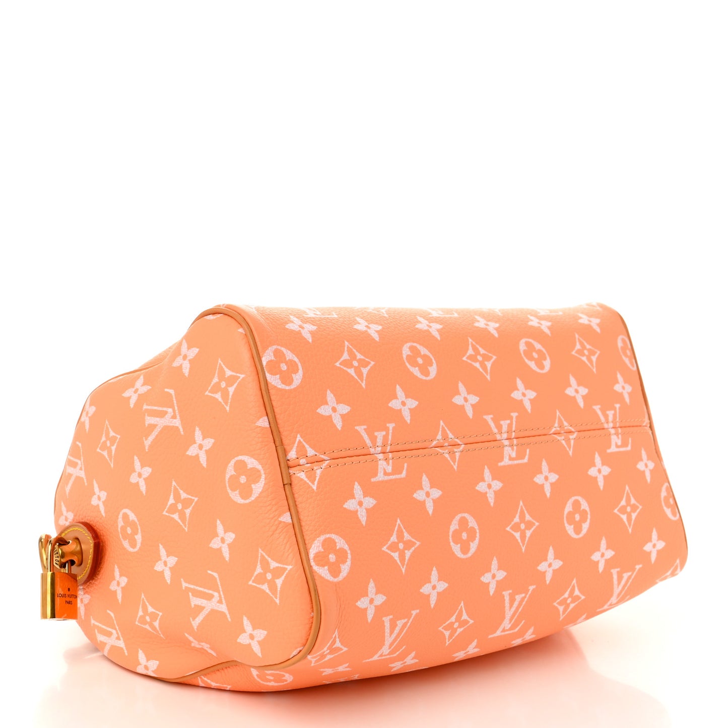 Calfskin Monogram Speedy P9 Bandouliere 25 Summer Peach
