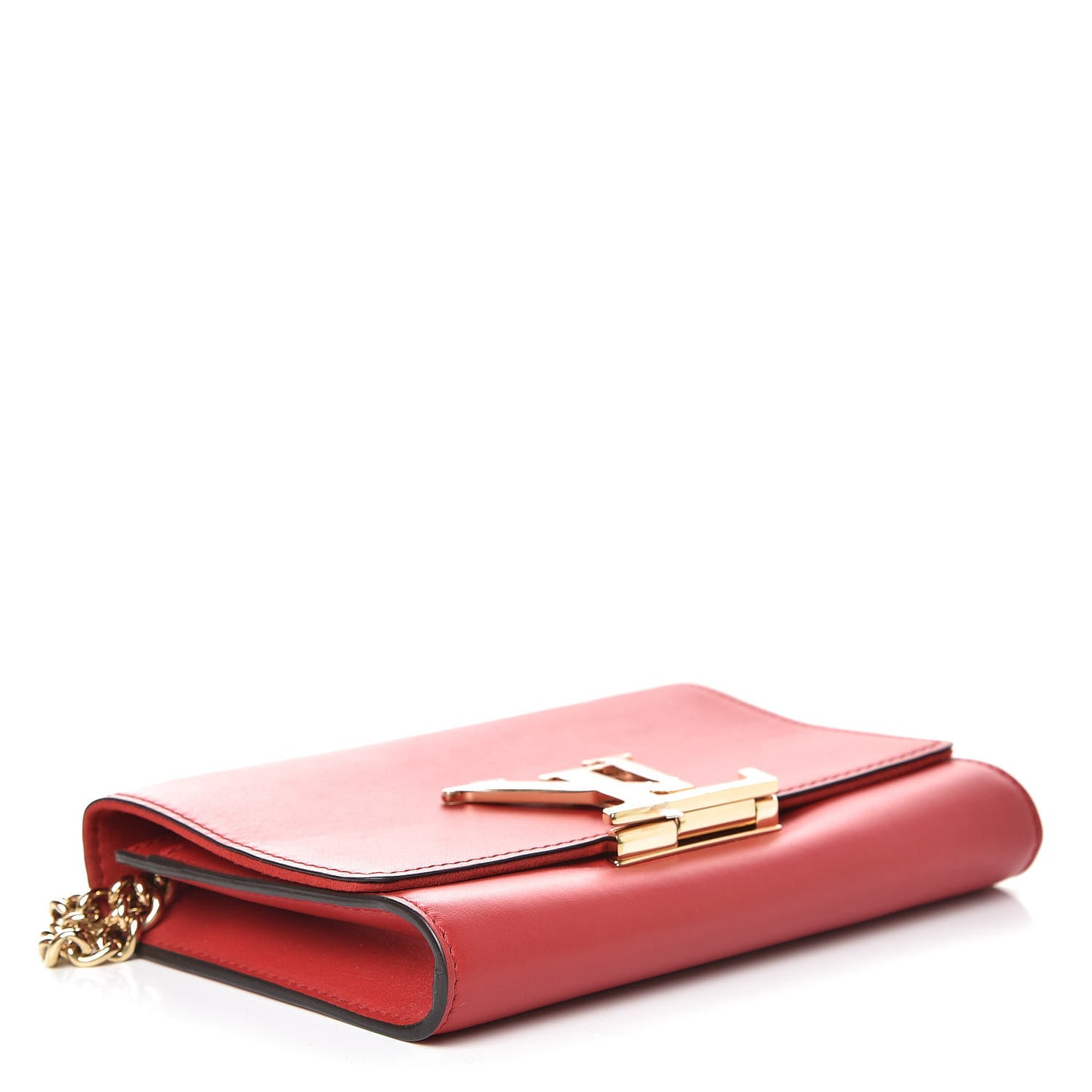 Calfskin Chain Louise GM Framboise