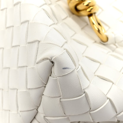 Bottega Veneta Nappa Intrecciato Small East West Andiamo Shoulder Bag White 12 of 15