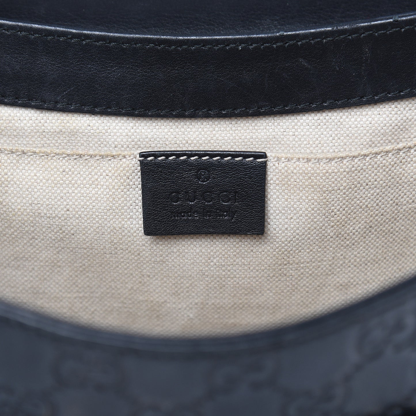 Guccissima Medium Emily Chain Shoulder Bag Black