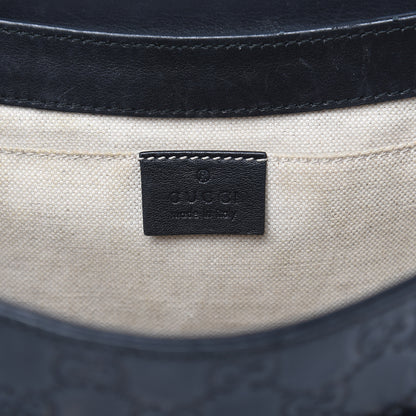 Gucci Guccissima Medium Emily Chain Shoulder Bag Black 6 of 27