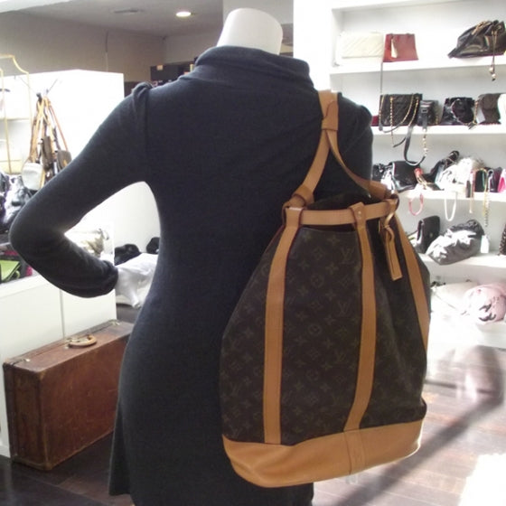 Louis Vuitton Monogram Randonnee GM Backpack 2 of 9