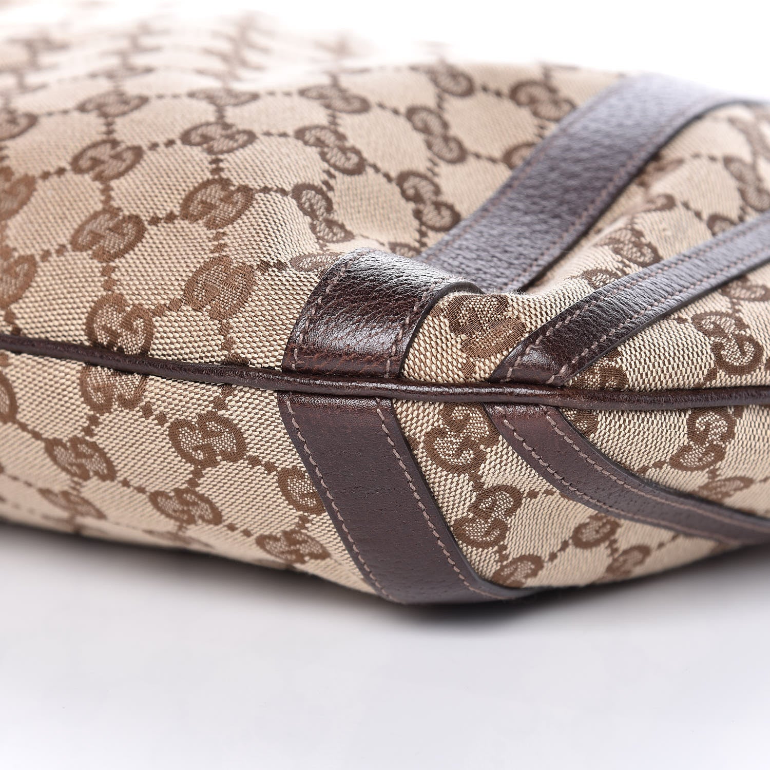 Gucci Monogram Medium Abbey Convertible Tote Dark Brown 9 of 9