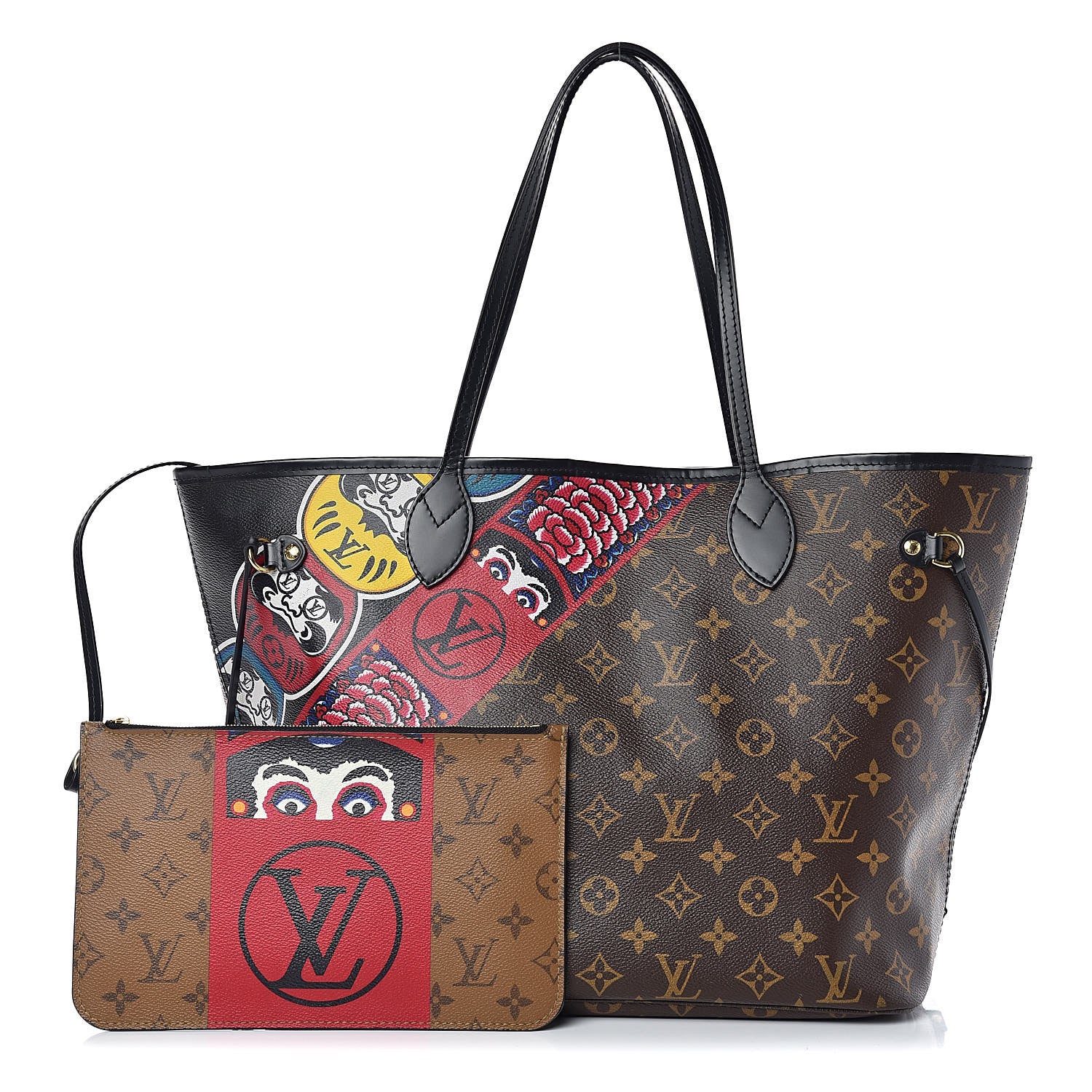 Louis Vuitton Monogram Kabuki Neverfull MM 1 of 12