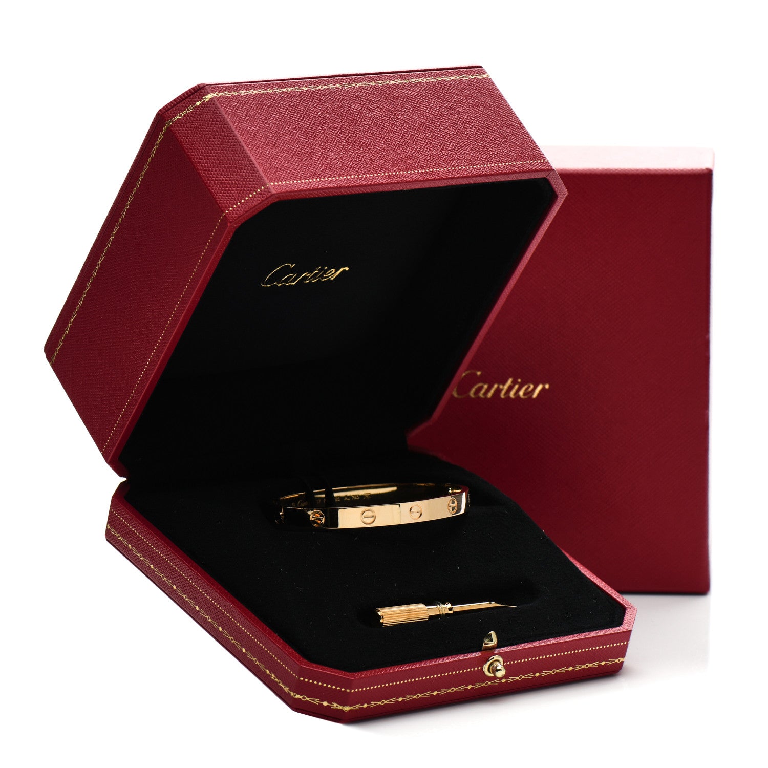 Cartier 18K Yellow Gold LOVE Bracelet 17 5 of 5