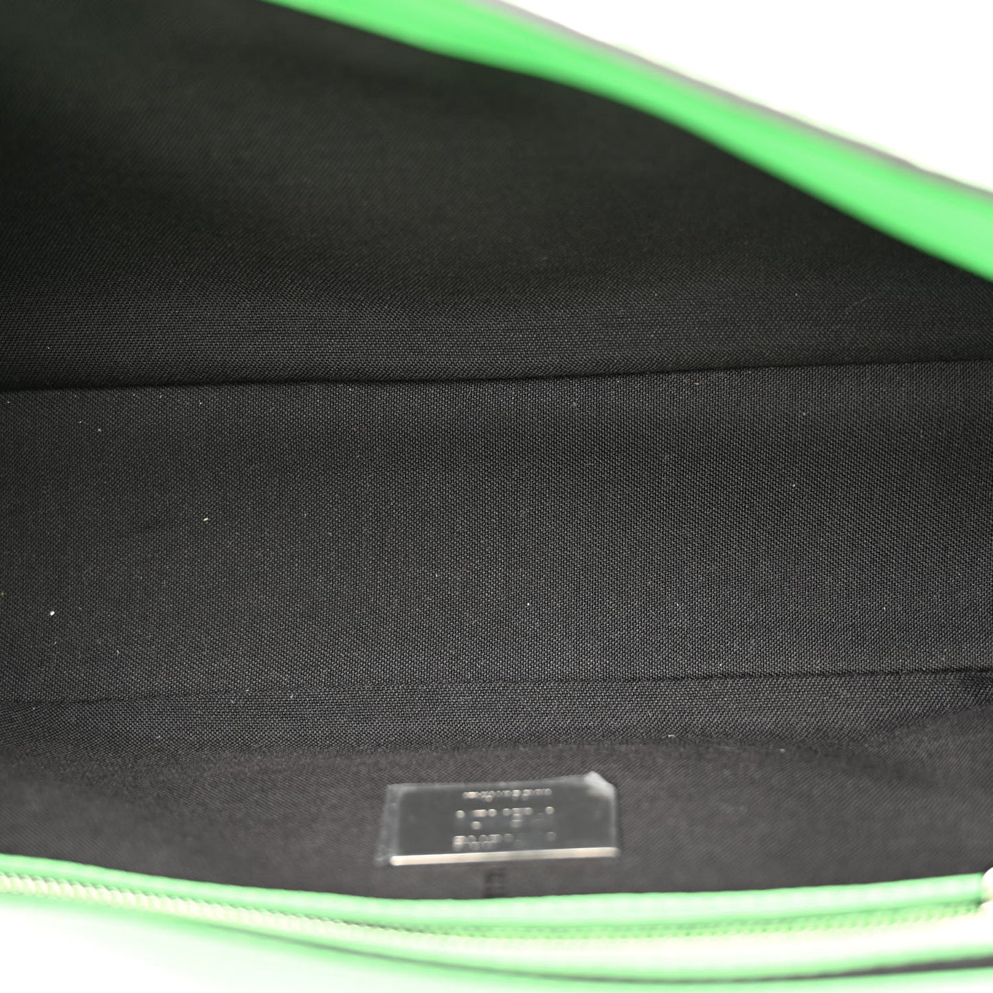 Nappa Stitched FF 1974 Embossed Baguette Edamame