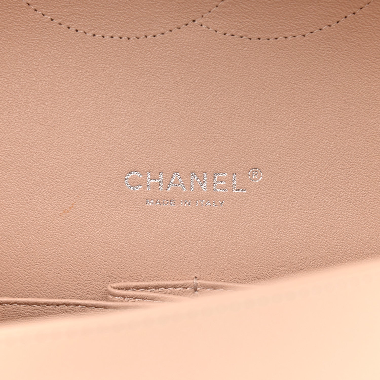 Chanel Caviar Quilted Maxi Double Flap Light Beige 9 of 12