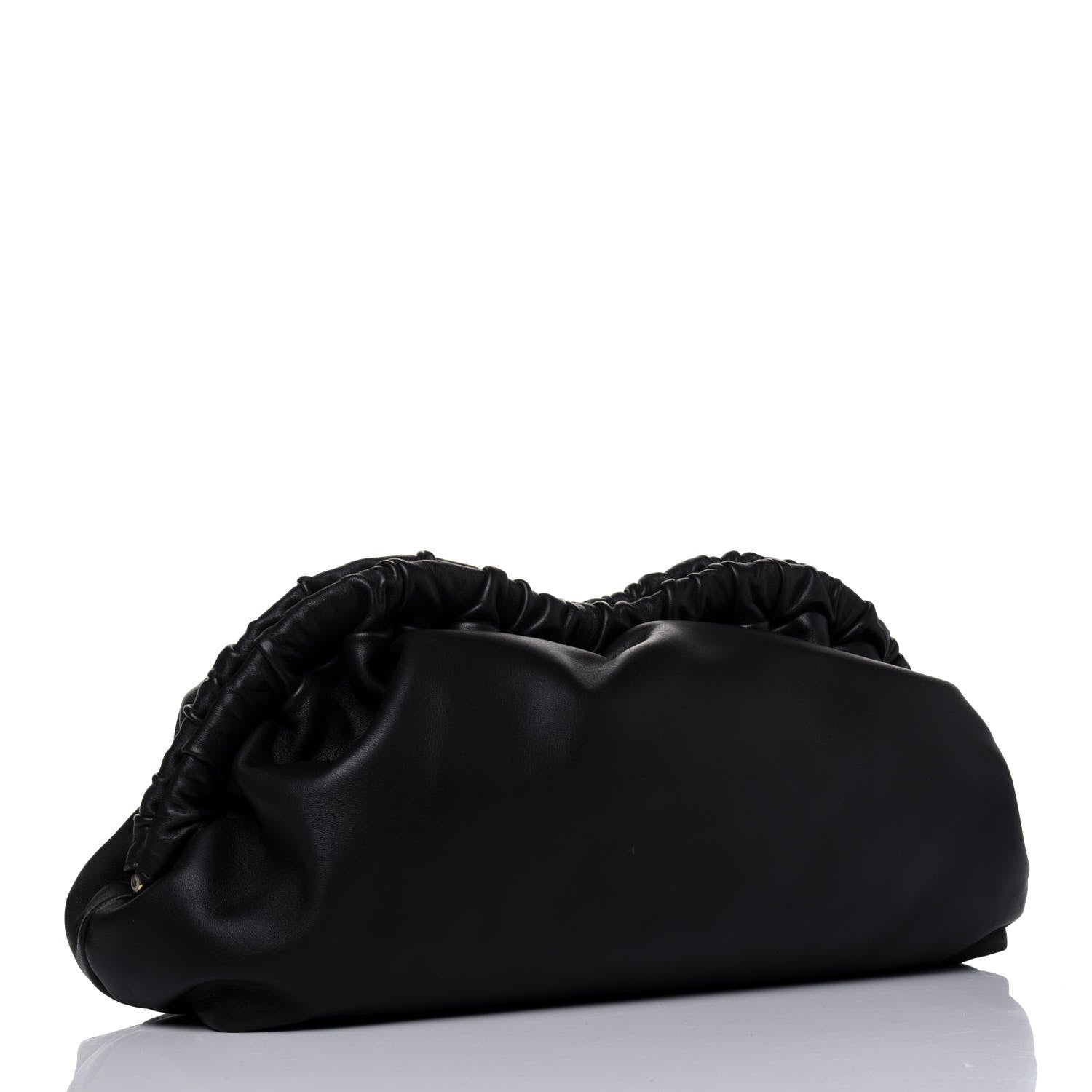 Mansur Gavriel Lambskin Cloud Clutch Black Flamma 3 of 13