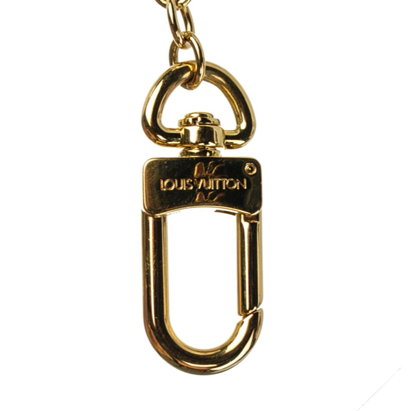 LV Tag Bag Charm Gold