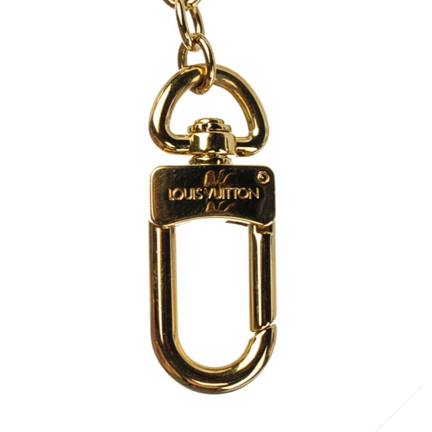 Louis Vuitton LV Tag Bag Charm Gold 3 of 5