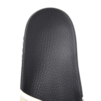Gucci X SEGA Supreme Canvas GUCCY Stars Womens Slide Sandals 41 Mystic White Gold 8 of 10