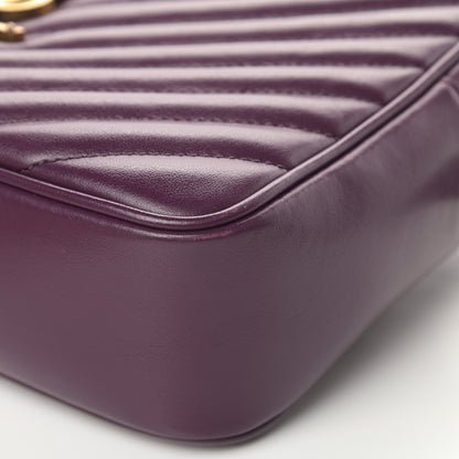 Saint Laurent Calfskin Matelasse Monogram Lou Camera Bag Purple 12 of 12