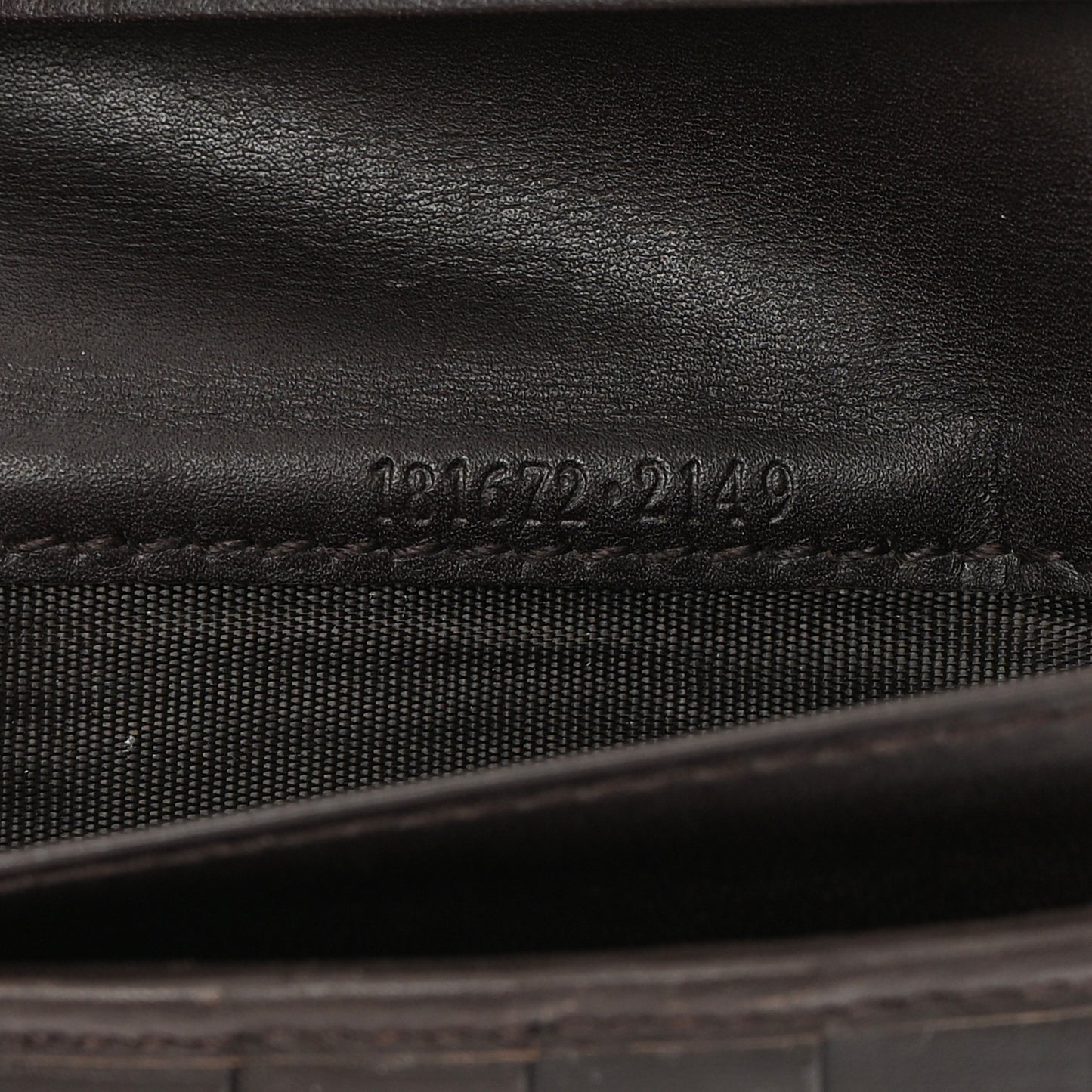 Monogram Calfskin Ladies Web Continental Wallet Beige Ebony Cocoa