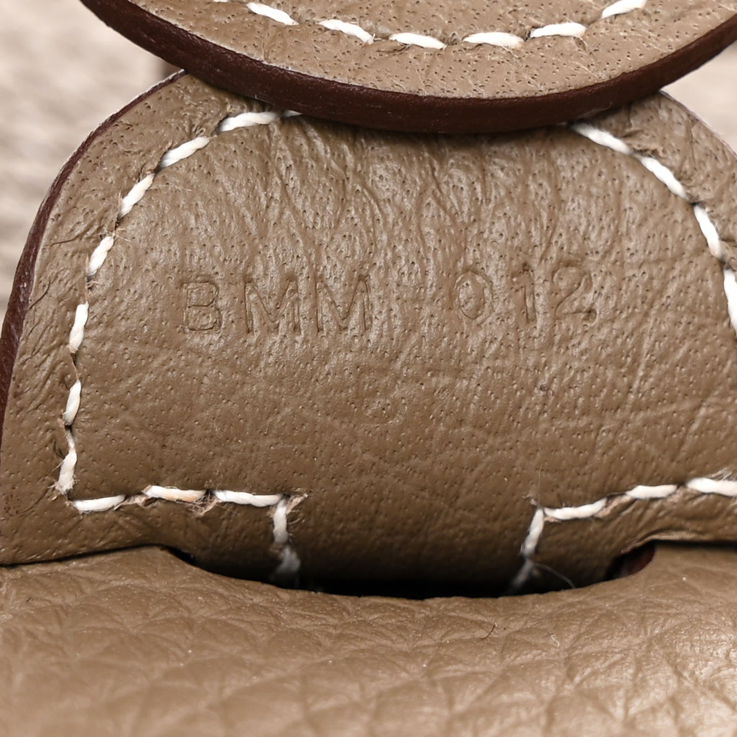 Hermes Taurillon Clemence Evelyne III PM Etoupe 7 of 11