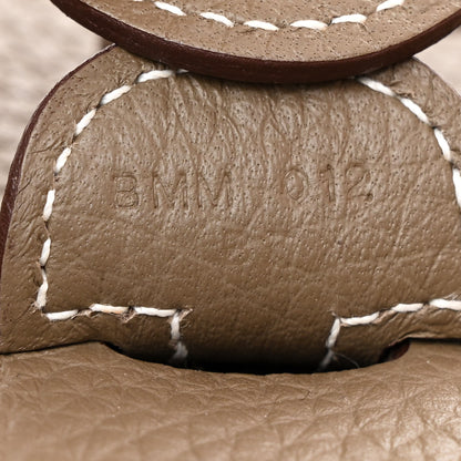 Hermes Taurillon Clemence Evelyne III PM Etoupe 7 of 11