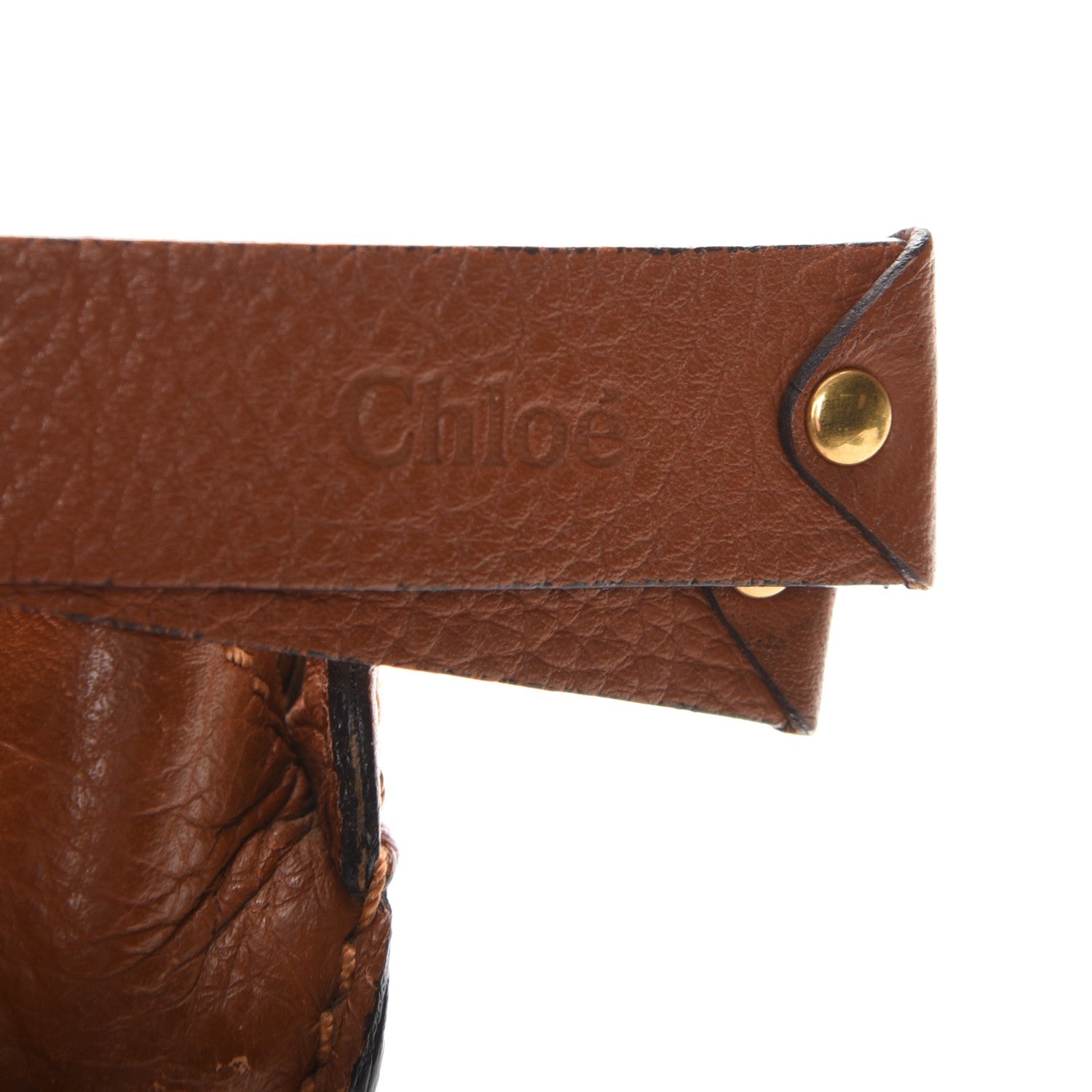 Chloe Calfskin Medium Marcie Satchel Tan 11 of 11