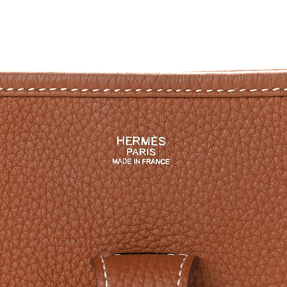 Hermes Taurillon Clemence Evelyne III GM Gold 6 of 10