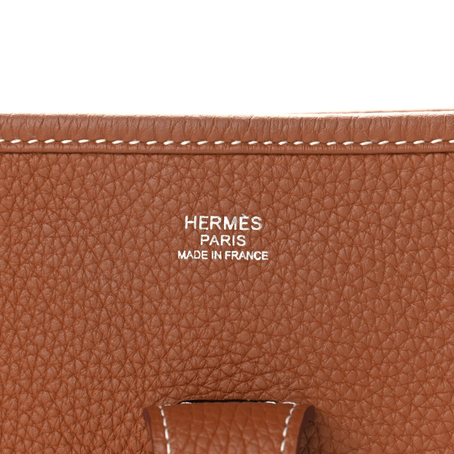 Hermes Taurillon Clemence Evelyne III GM Gold 6 of 10